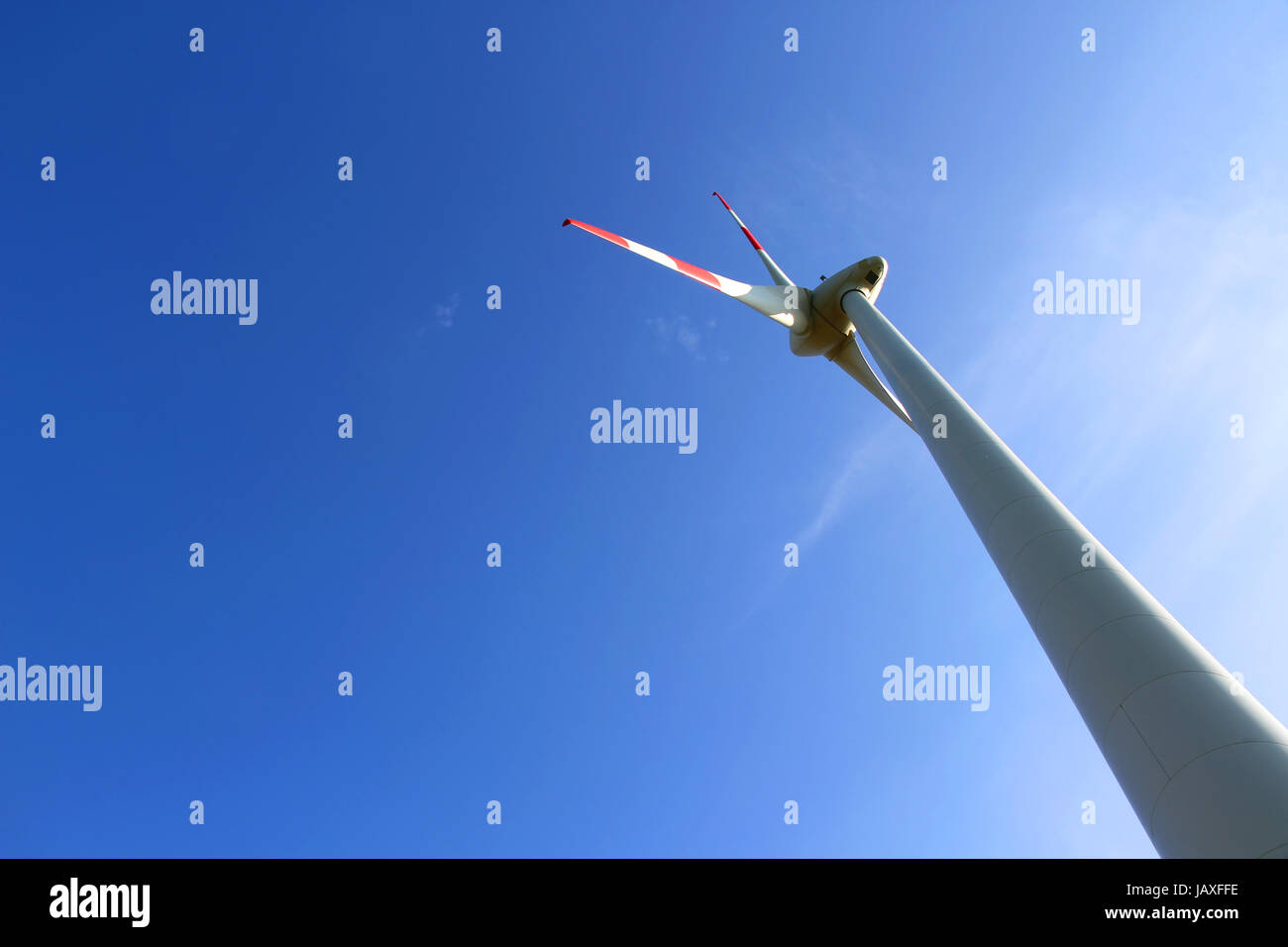 Photo d'une éolienne l'énergie éolienne. Banque D'Images