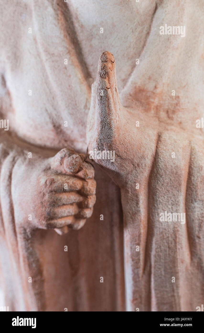Les bouddhas Hände - Statue aus Stein 2 Banque D'Images