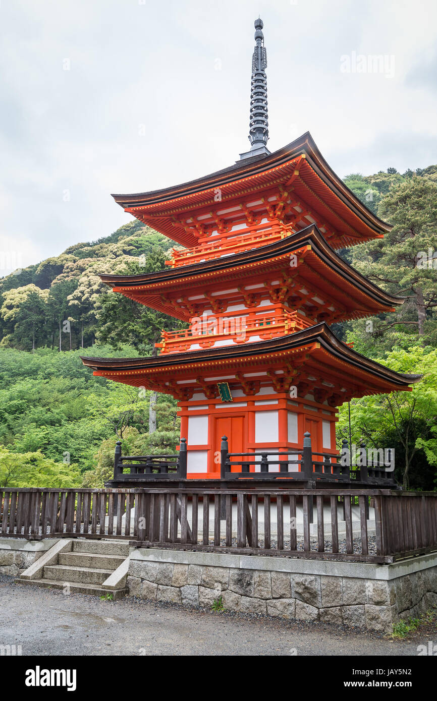 Koyasu Kiyomizudera, Pagode (Temple Kiyomizu-dera), Kyoto, Japon. Banque D'Images