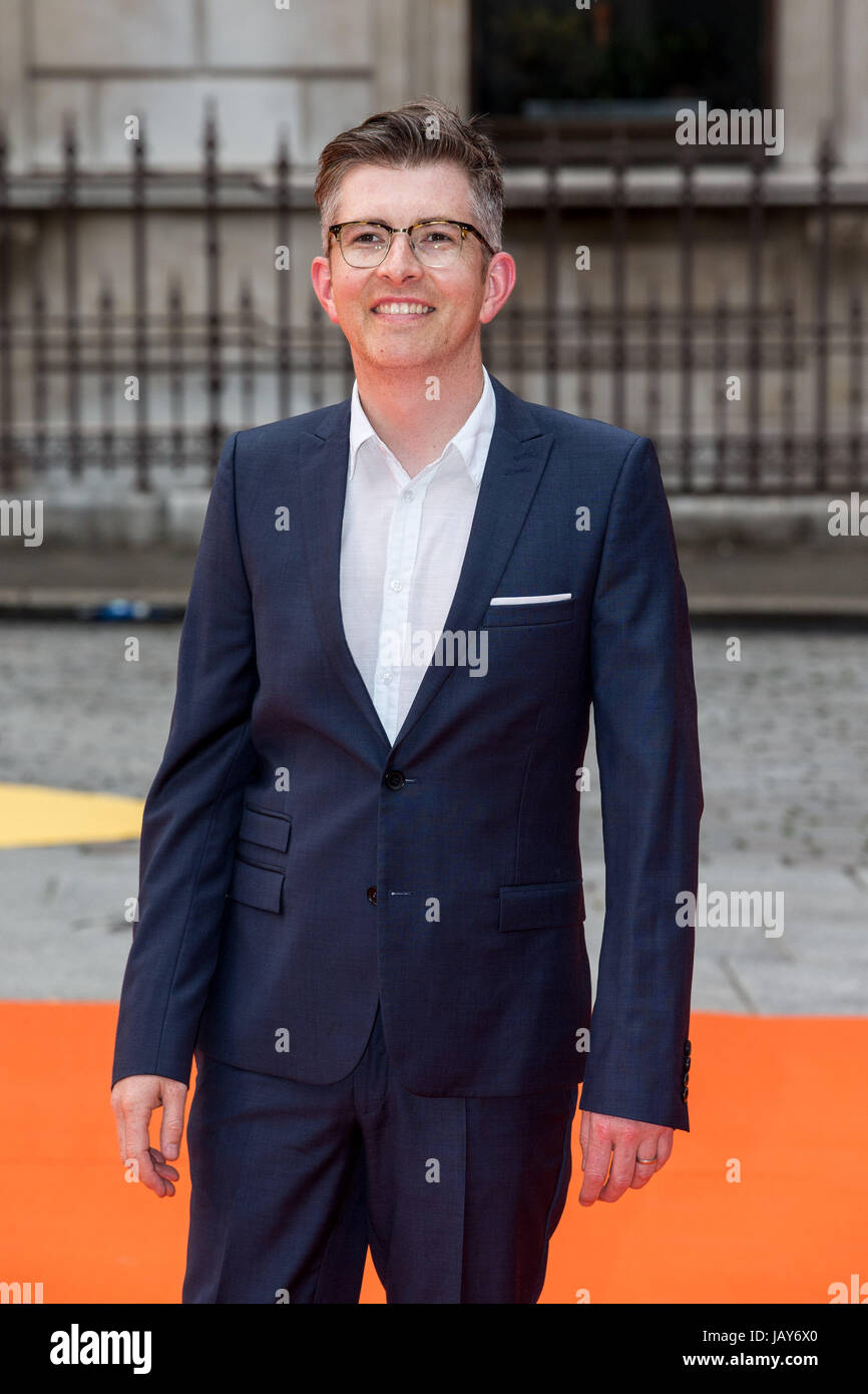 Jun 07, 2017 - Gareth Malone assistant à la Royal Academy Summer Exhibition 2017 Parti d'aperçu, Royal Academy of Arts, Piccadilly à Londres, Angleterre, RU Banque D'Images