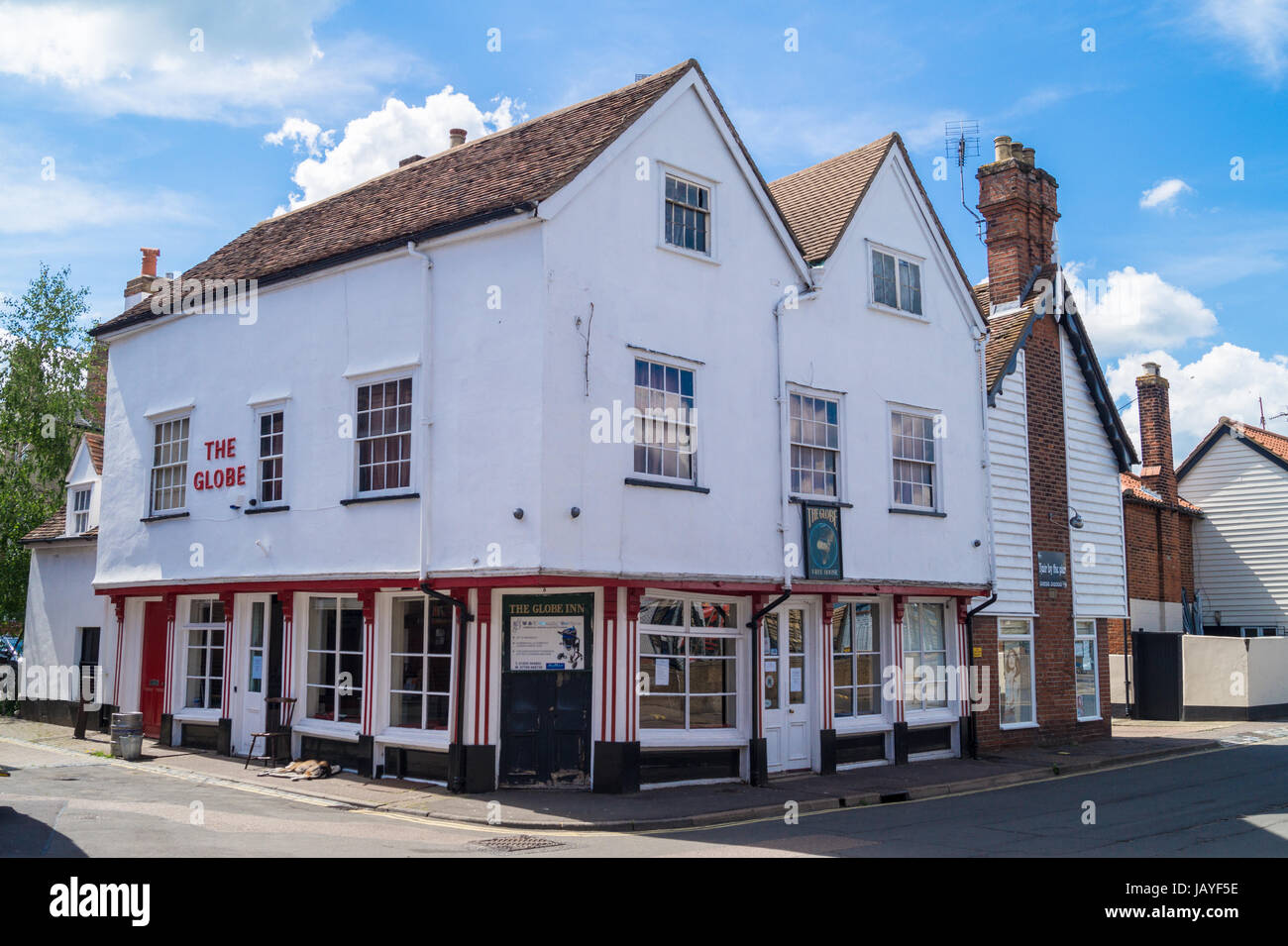 Le monde pub, 17ème. siècle, Harwich Angleterre Essex Banque D'Images