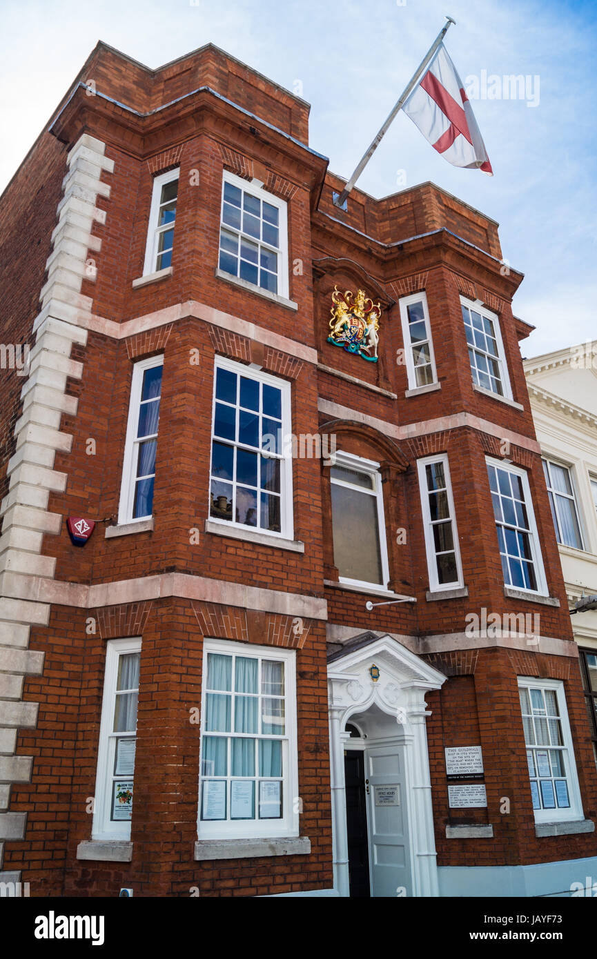 Georgian Guildhall, 1769, 1 e année la liste, Harwich Angleterre Essex Banque D'Images
