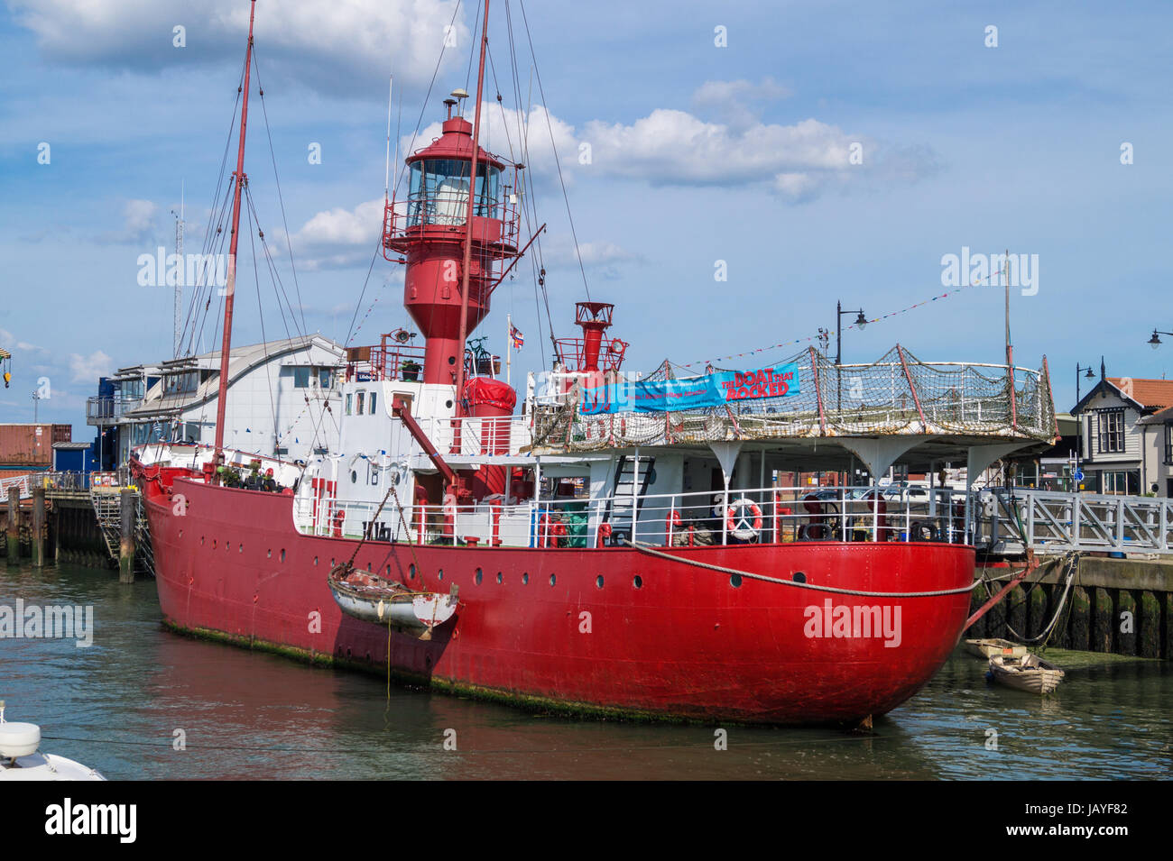 LV18, dernier bateau-phare habité, Harwich Angleterre Essex Banque D'Images