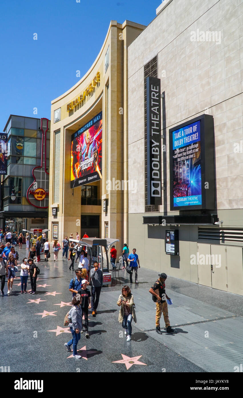 Le Hollywood Walk of Fame au Dolby Theatre - LOS ANGELES - Californie Photo  Stock - Alamy