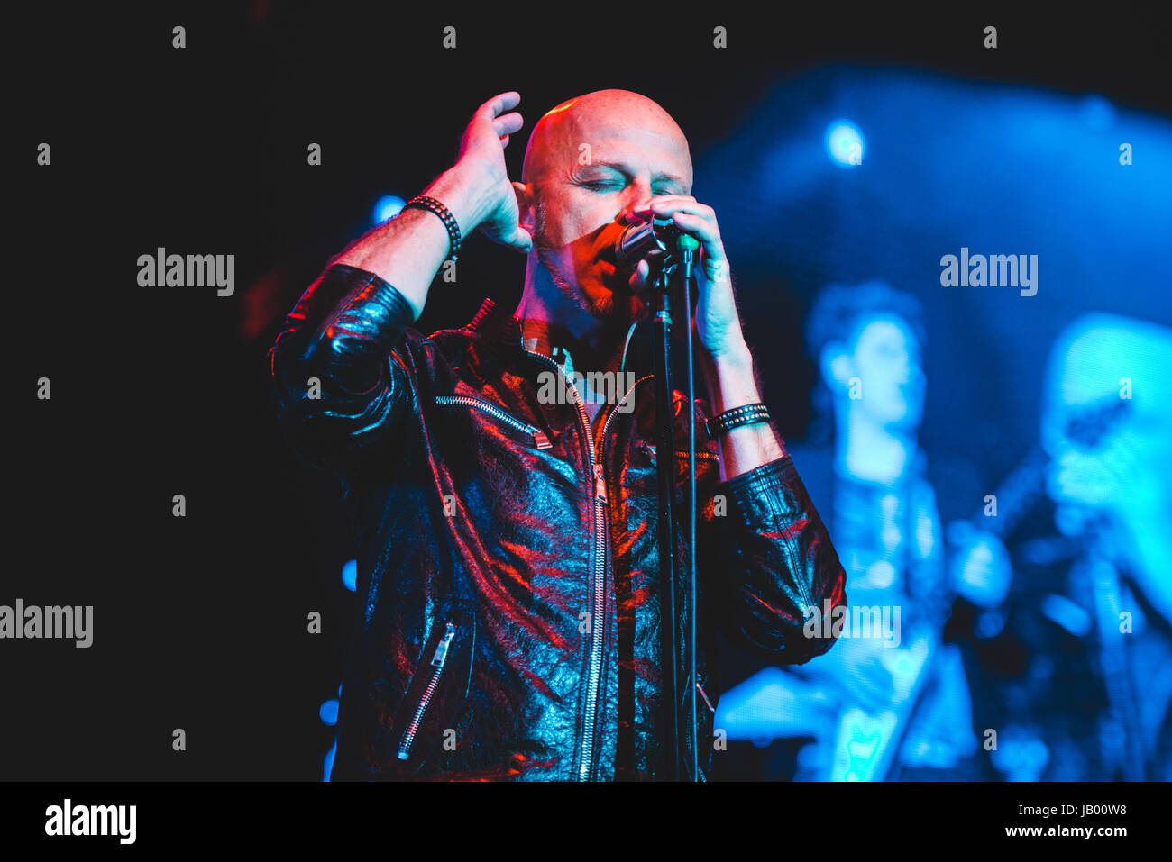 17 avril 2015 : le groupe de rock italien negrita en live sur scène à la pala millares pour leur '9' tour 2015 photo : Cronos/alessandro bosio Banque D'Images