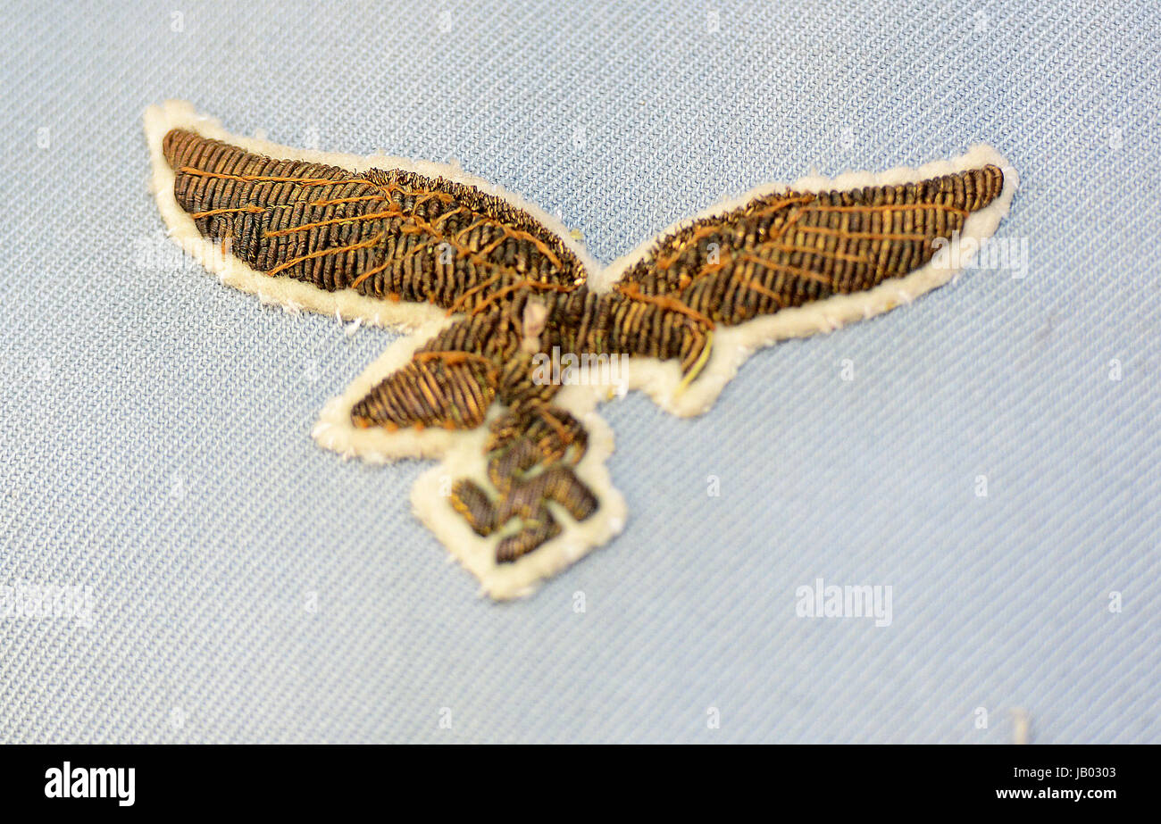 Herman Goering's uniforme nazi sur la vente. Banque D'Images