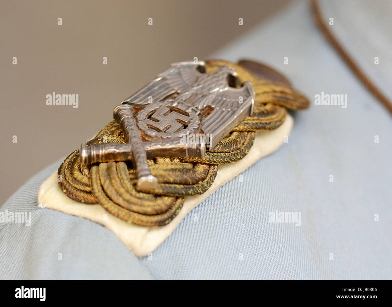 Herman Goering's uniforme nazi sur la vente. Banque D'Images