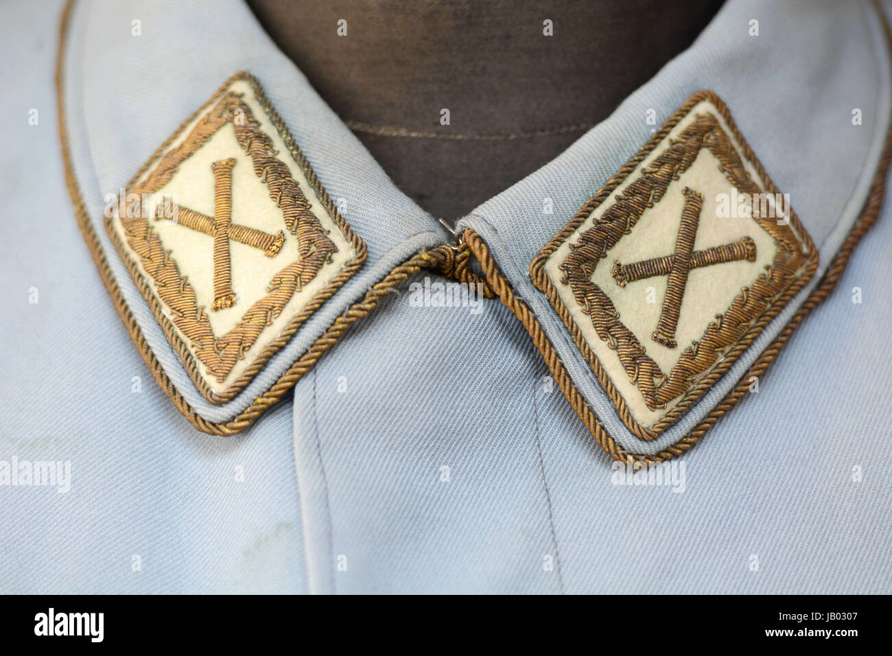 Herman Goering's uniforme nazi sur la vente. Banque D'Images