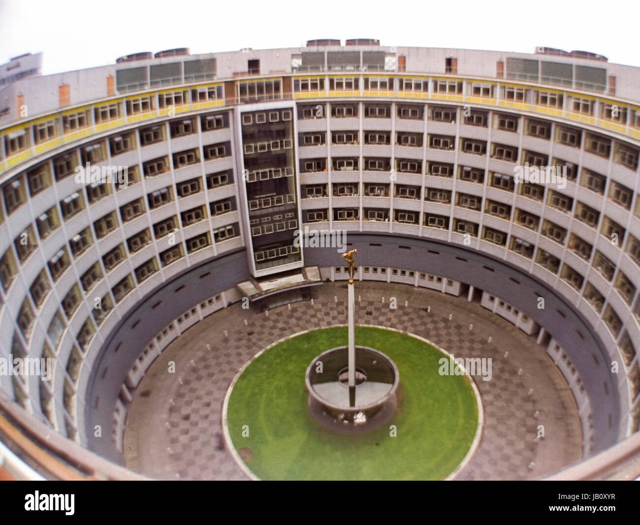 BBC Television Centre - Image Fisheye Banque D'Images