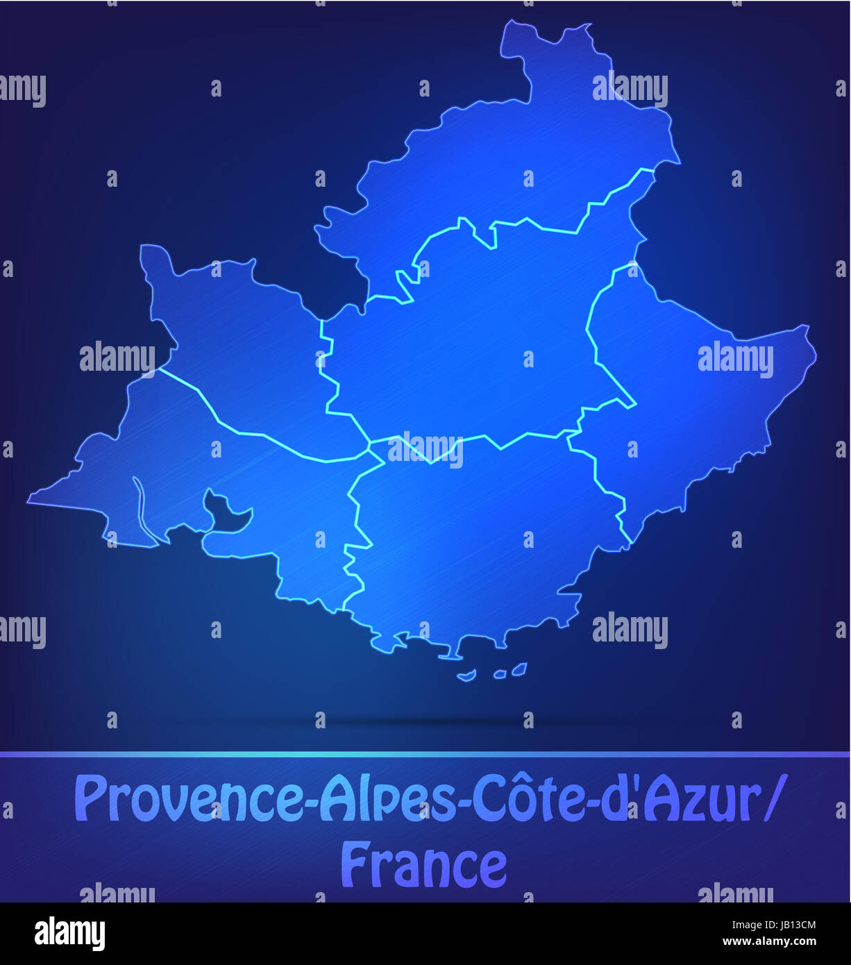 Carte cote azur carte Banque de photographies et d’images à haute ...