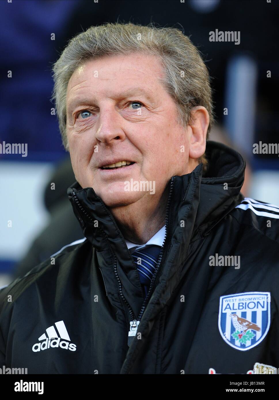 ROY HODGSON MANAGER West Bromwich Albion West Bromwich Albion MANAGER THE HAWTHORNS BIRMINGHAM ENGLAND 14 Janvier 2012 Banque D'Images