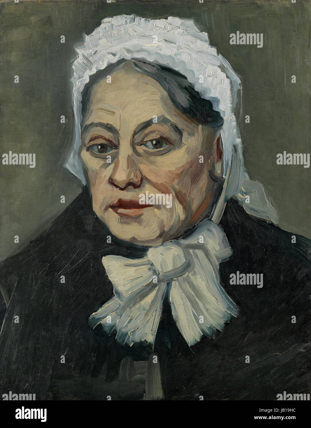 Vincent van Gogh - Portrait d'une vieille femme Banque D'Images
