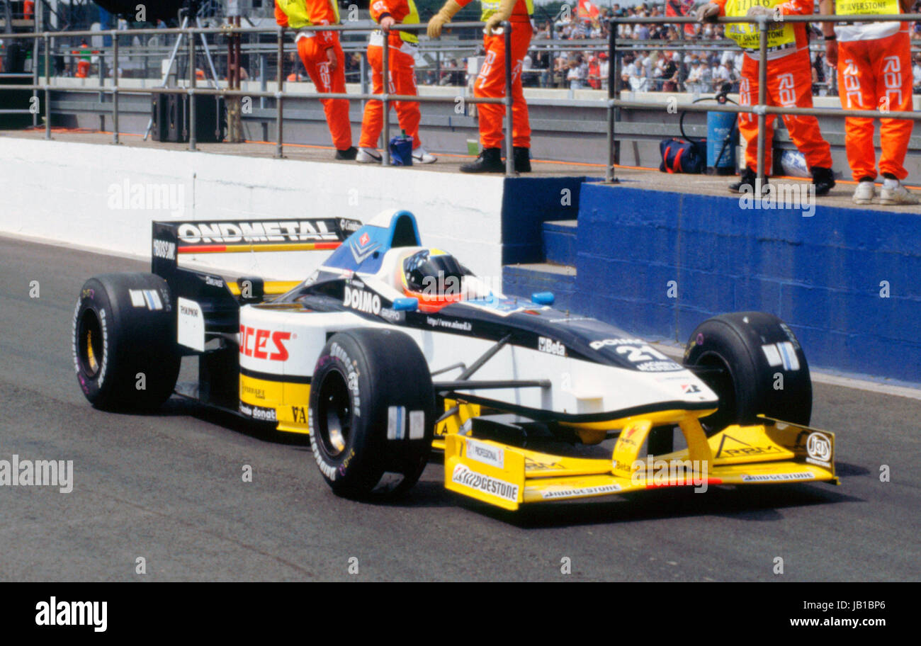 Minardi M197 J.Trulli 1997 Grand Prix de Grande-Bretagne Banque D'Images