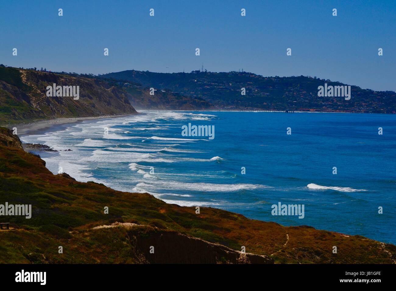 Black's Beach & La Jolla de Torrey Pines State Park, San Diego, Californie Banque D'Images