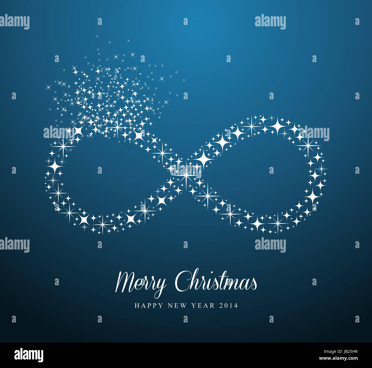 Joyeux Noel Et Bonne Annee 14 Etoiles Contemporain Composition Symbole Infini Carte Fichier Vectoriel Eps10 Organise En Couches Pour L Edition Facile Photo Stock Alamy