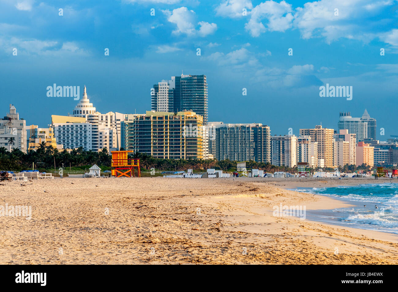 Miami South Beach, vue de l'entrée du port canal, Floride, USA. Banque D'Images