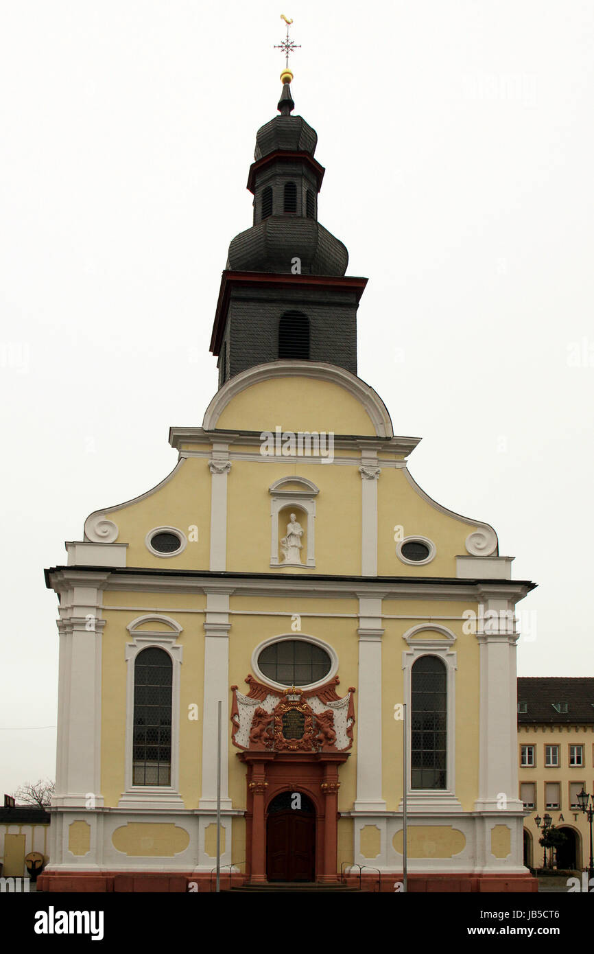 Rhénanie-palatinat dreifaltigkeitskirche Banque D'Images