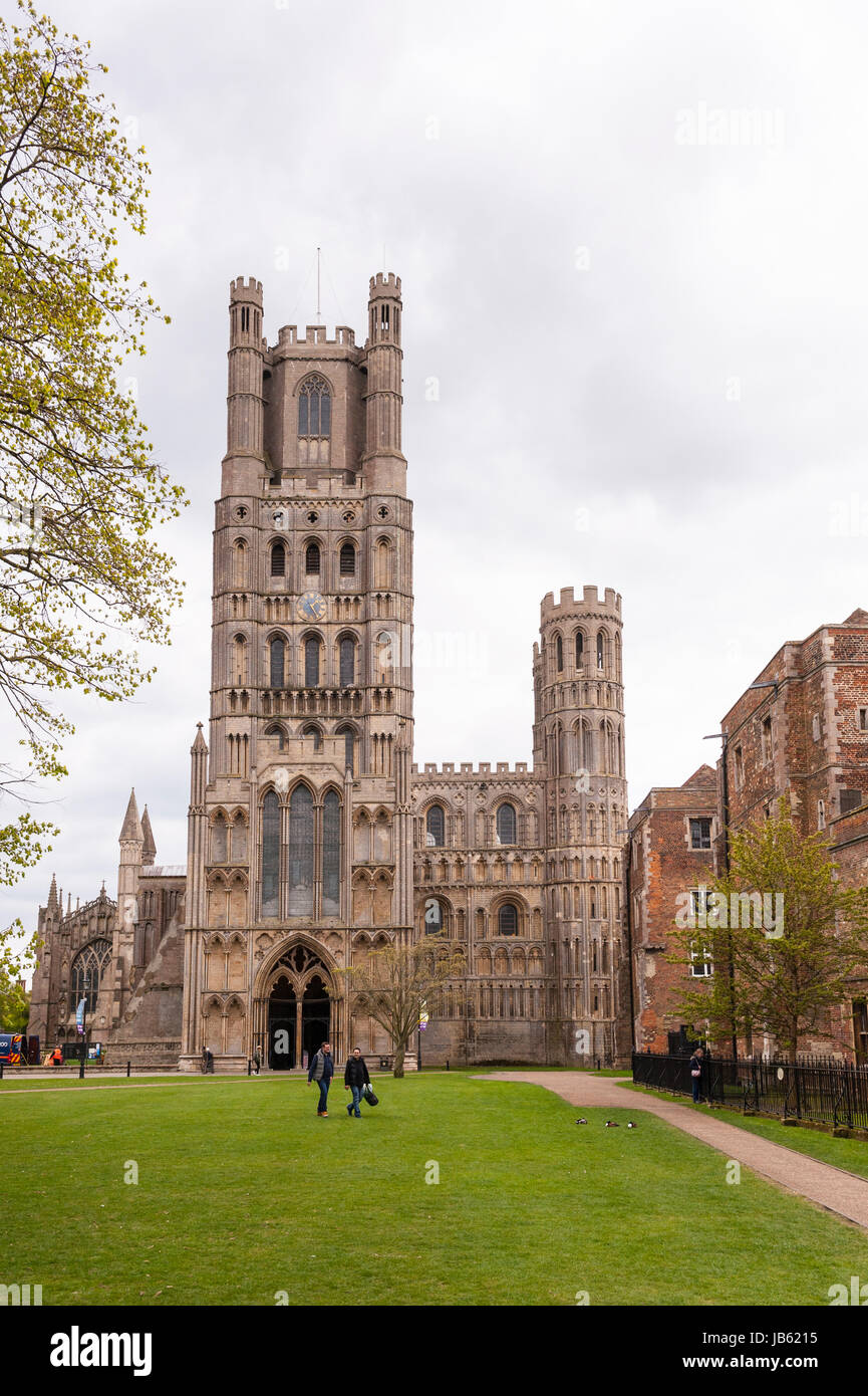 Cathédrale d'Ely en Ely , Cambridgeshire , Angleterre , Angleterre , Royaume-Uni Banque D'Images