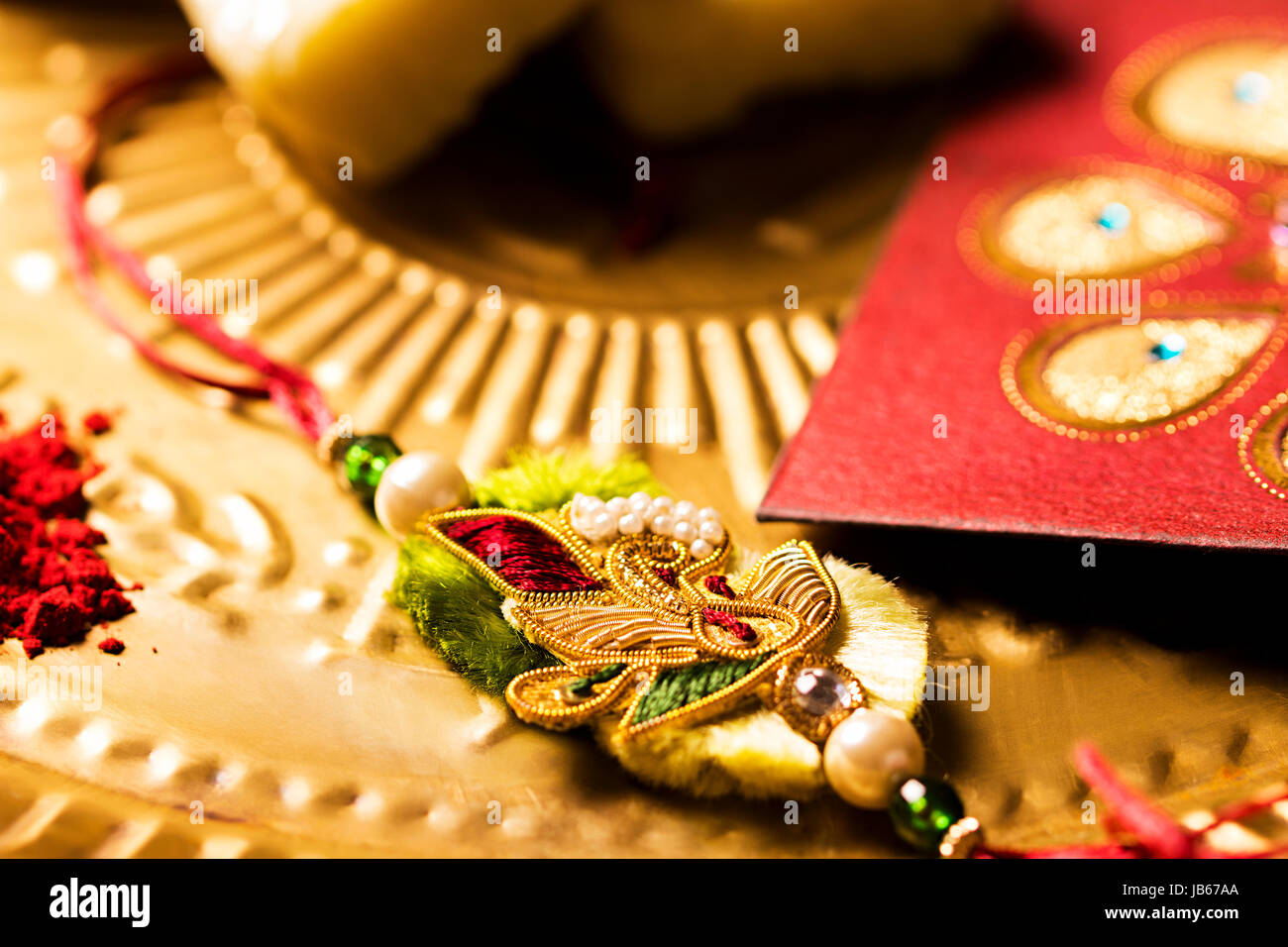 Raksha bandhan indienne rakhi enveloppe religion festival Banque D'Images Raksha bandhan indienne rakhi enveloppe religion festival Banque D'Images