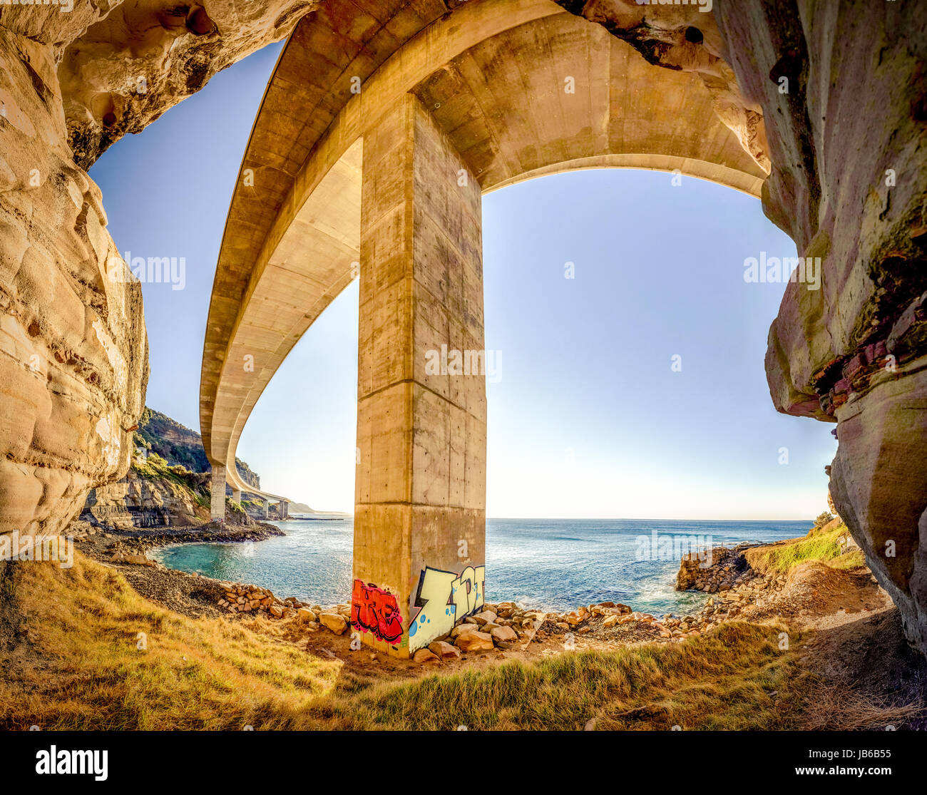 Sea Cliff Bridge, Nouvelle Galles du Sud Banque D'Images