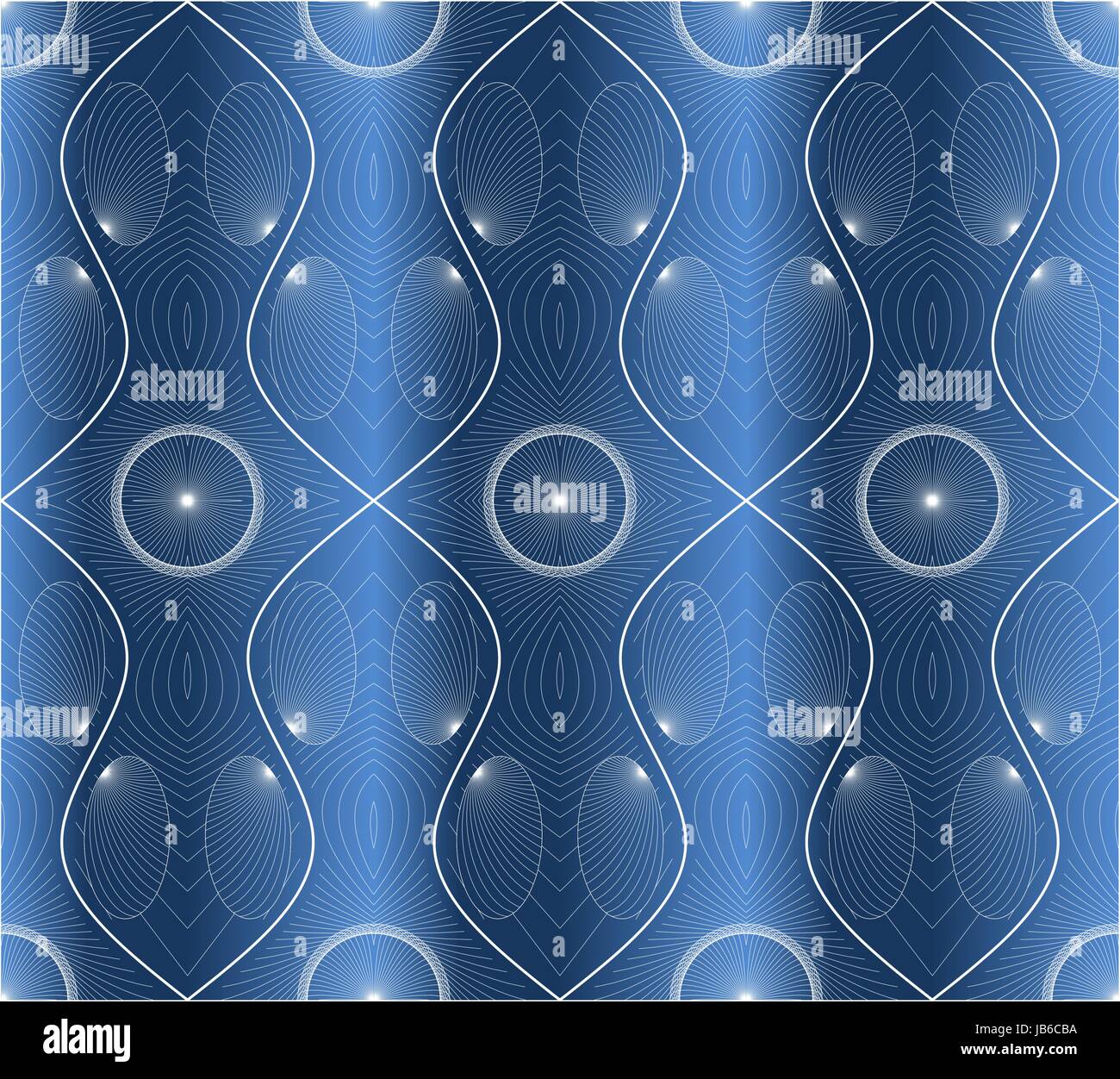 Modèle rideau bleu Illustration de Vecteur