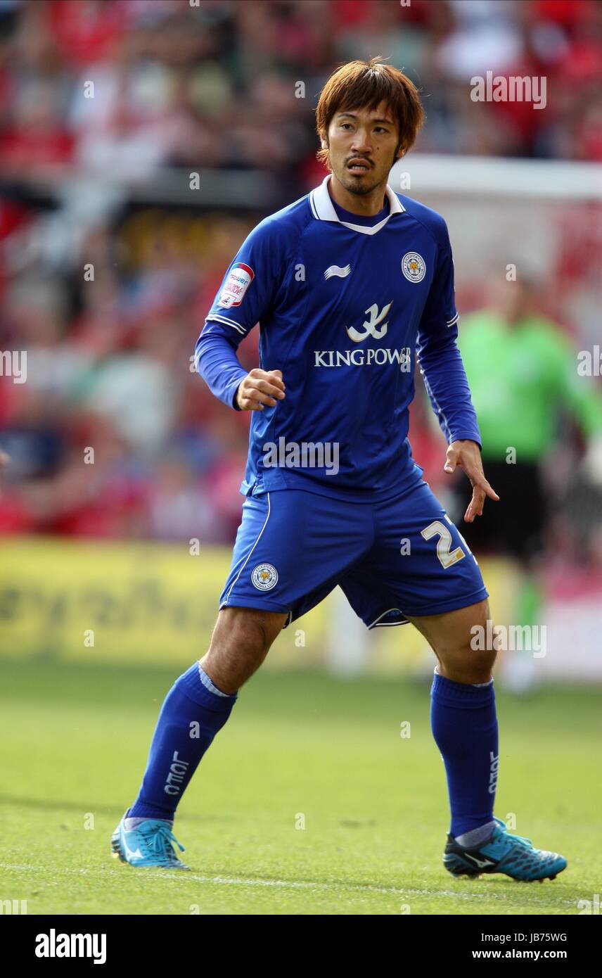 YUKI ABE Leicester City FC Leicester City FC CITY GROUND NOTTINGHAM ANGLETERRE 20 Août 2011 Banque D'Images