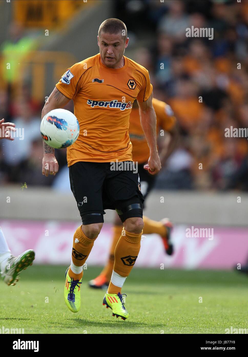 MICHAEL KIGHTLY de Wolverhampton Wanderers FC Wolverhampton Wanderers FC MOLINEUX WOLVERHAMPTON ENGLAND 10 Septembre 2011 Banque D'Images