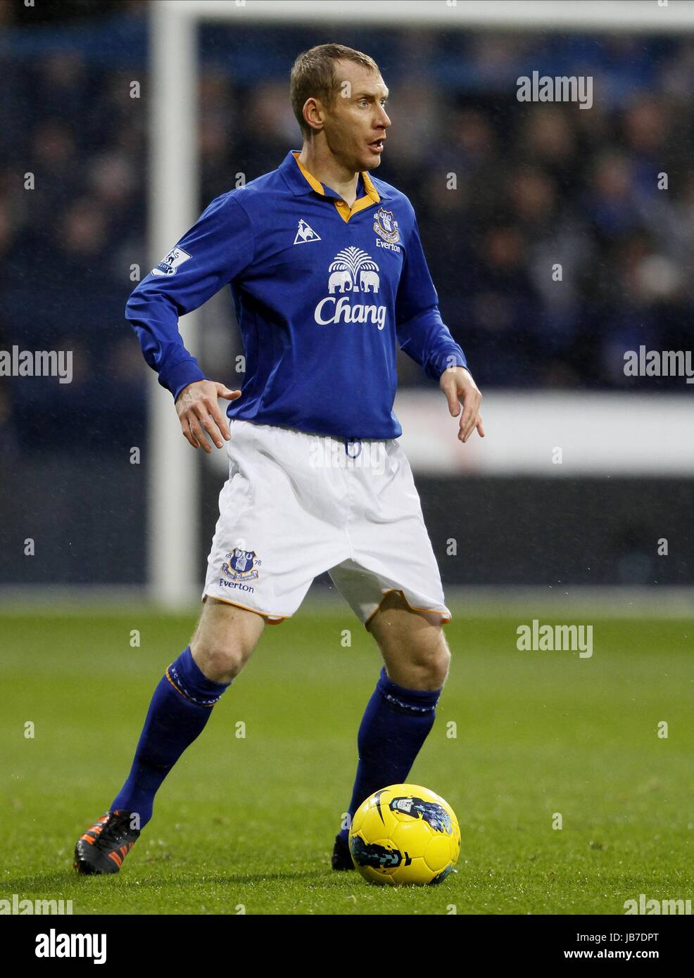 TONY HIBBERT Everton FC Everton FC STADE REEBOK BOLTON ANGLETERRE 26 Novembre 2011 Banque D'Images