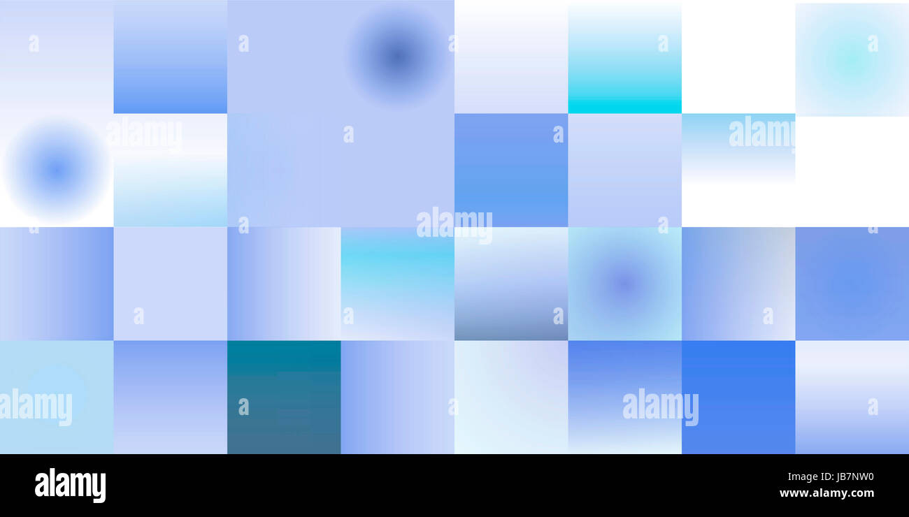 Abstrakt formen blautöne Banque D'Images