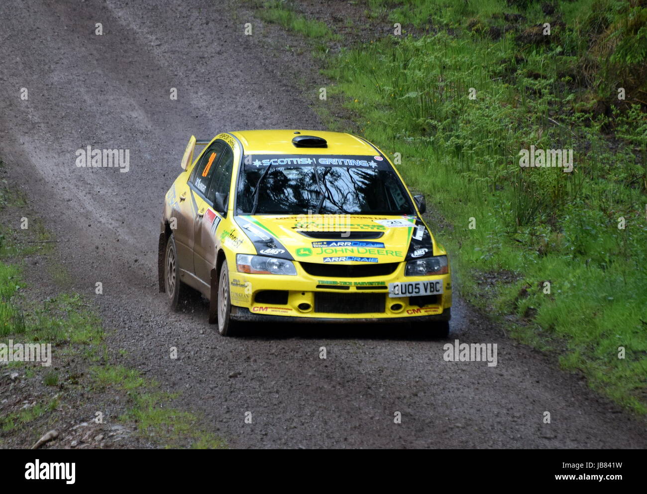 Le CCSR Scottish Rally Banque D'Images