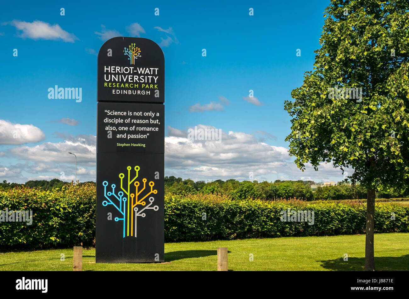 Parc de recherche heriot watt Banque de photographies et d’images à haute résolution Alamy