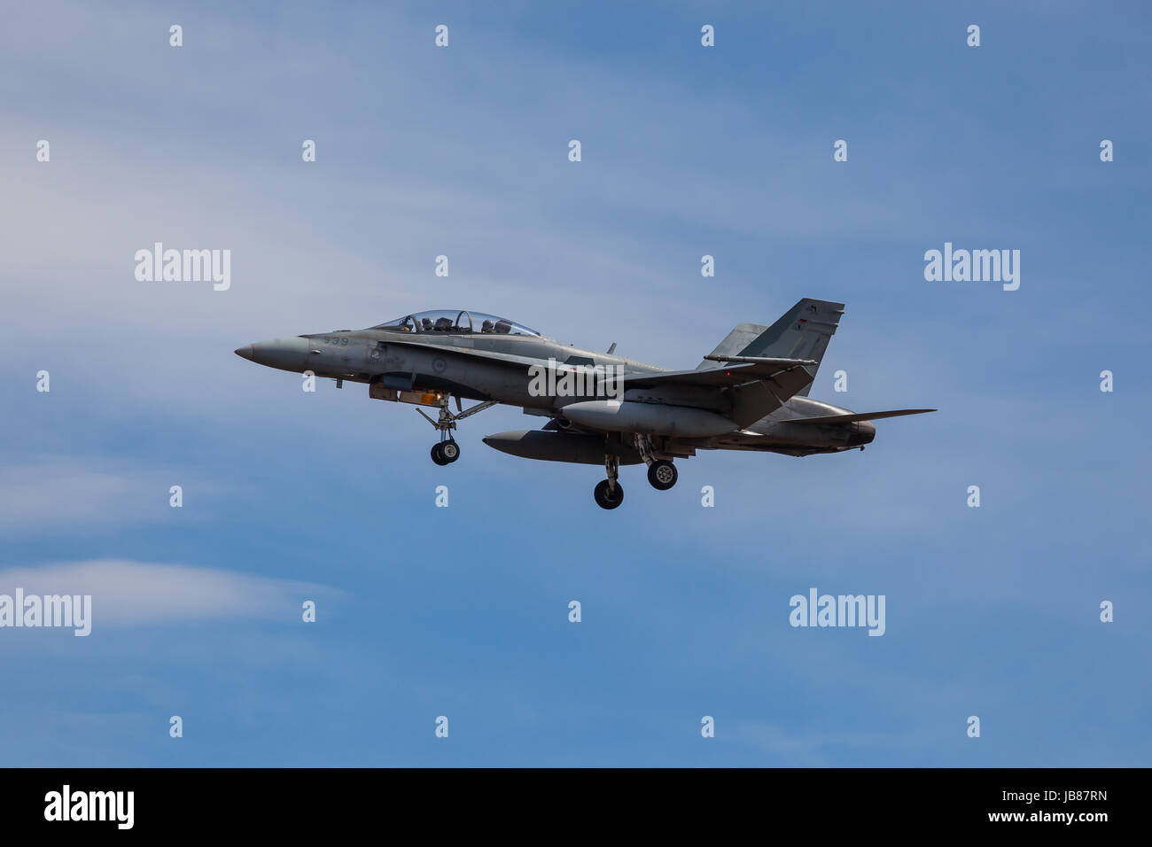 F-18 Hornet de Jet Banque D'Images
