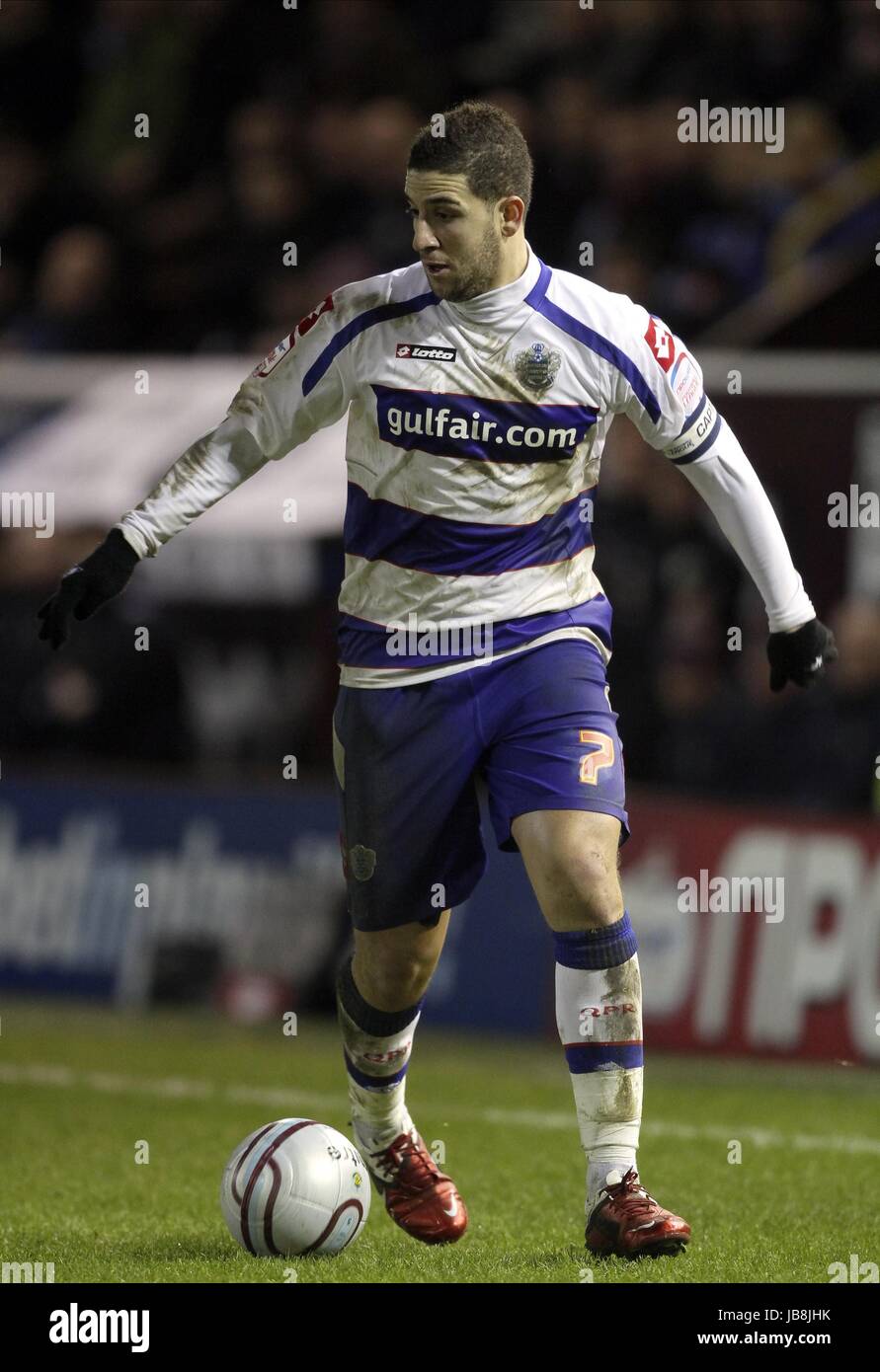 ADEL TAARABT Queens Park Rangers FC Queens Park Rangers FC BURNLEY TURF MOOR ANGLETERRE 15 Janvier 2011 Banque D'Images