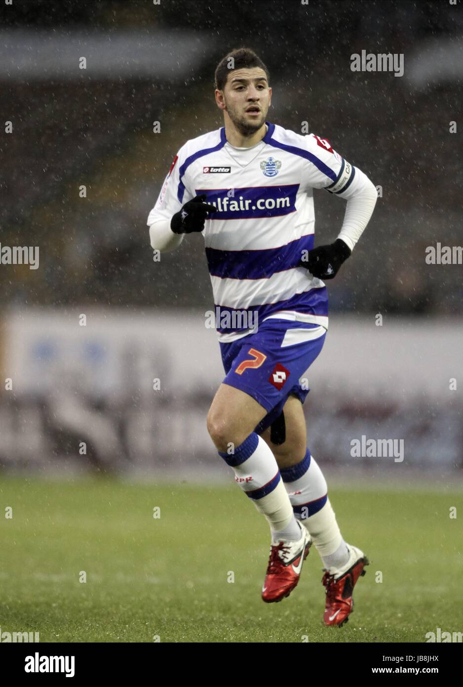 ADEL TAARABT Queens Park Rangers FC Queens Park Rangers FC BURNLEY TURF MOOR ANGLETERRE 15 Janvier 2011 Banque D'Images