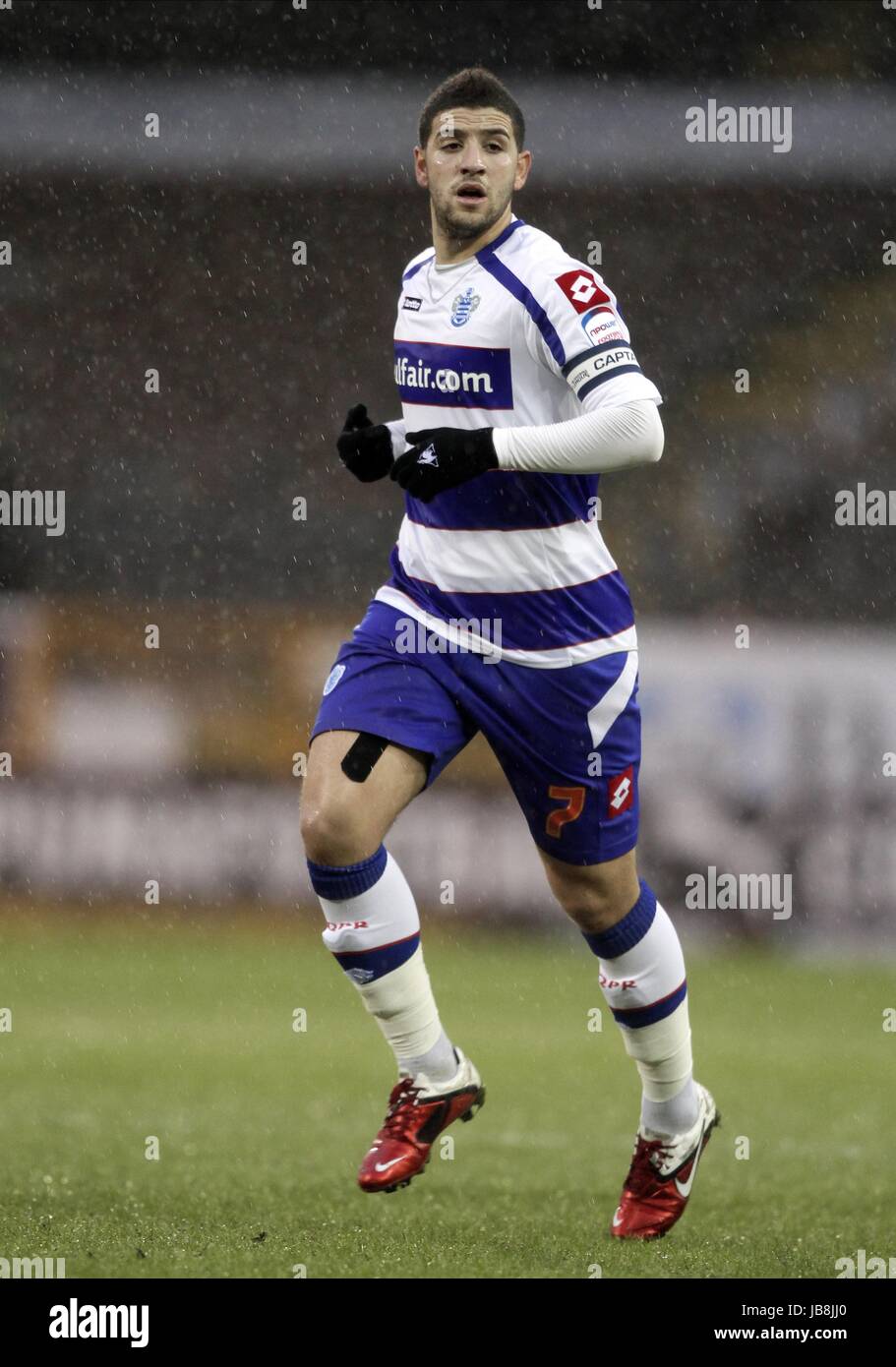 ADEL TAARABT Queens Park Rangers FC Queens Park Rangers FC BURNLEY TURF MOOR ANGLETERRE 15 Janvier 2011 Banque D'Images