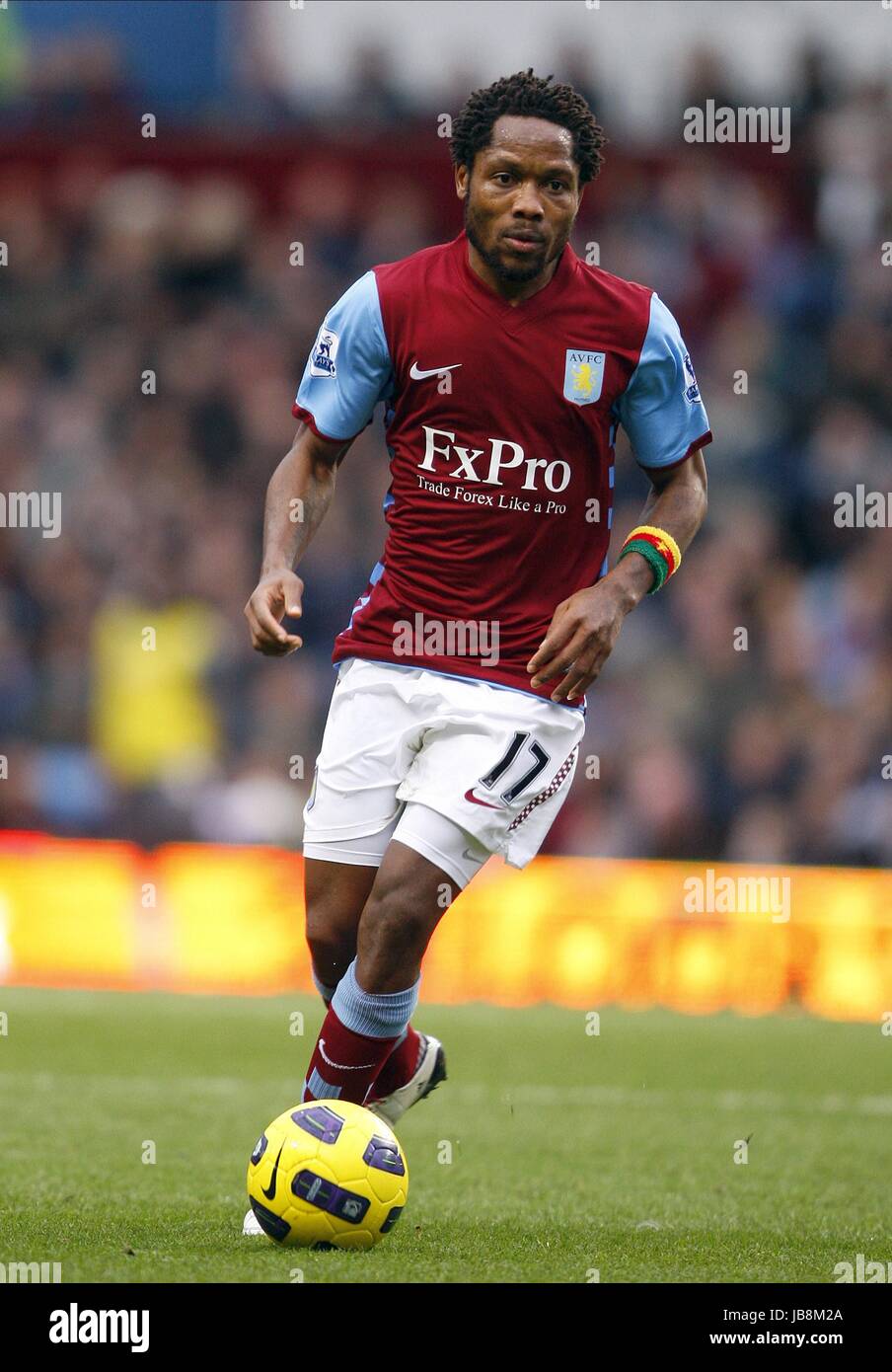 JEAN II MAKOUN, ASTON VILLA FC FC ASTON VILLA VILLA PARK BIRMINGHAM ENGLAND 05 Février 2011 Banque D'Images