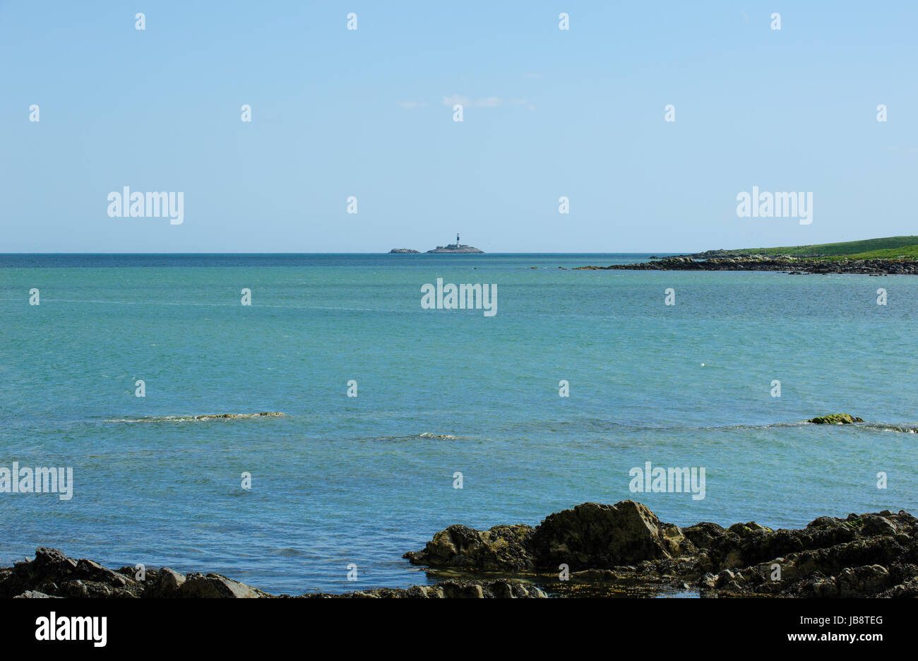 Belle ville Skerries en seascape, Irlande Banque D'Images