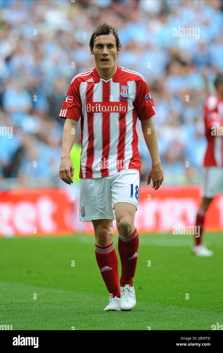 DEAN WHITEHEAD Stoke City FC STADE DE WEMBLEY Londres Angleterre 14 Mai 2011 Banque D'Images