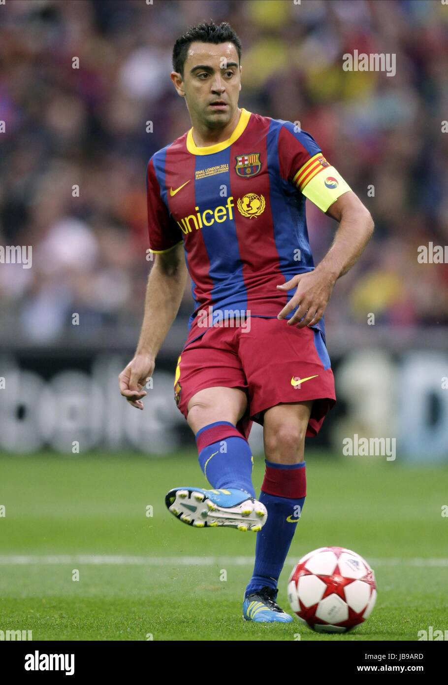 Maillot De Football FC Barcelone 2011/2012 - Joueur XAVI #6 - Taille XL - Nike - Occasion En Très Bon état