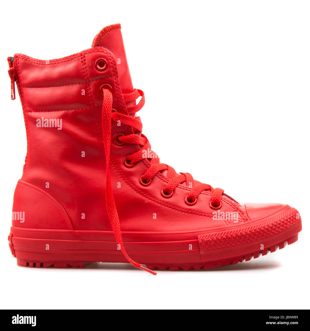 Converse Chuck Taylor All Star Hi-Rise démarrer Red Chaussures pour femmes  - 549592C Photo Stock - Alamy