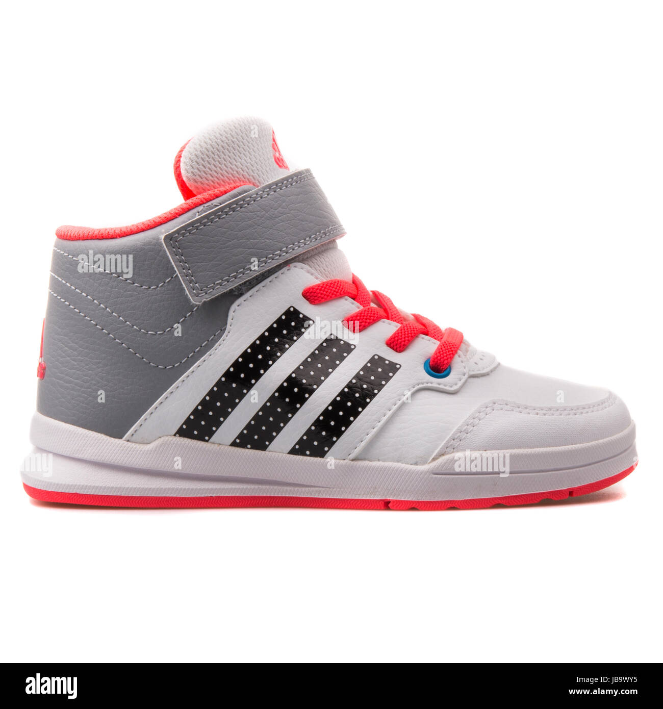 Adidas Jan BS 2 Milieu C Blanc, Gris et rouge chaussures de sport pour  enfants - B23905 Photo Stock - Alamy