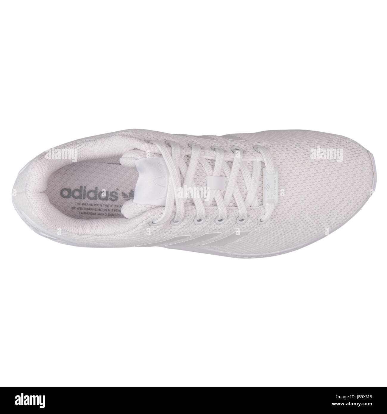 Flux Adidas ZX White Mesh Men's chaussures running - AF6403 Banque D'Images
