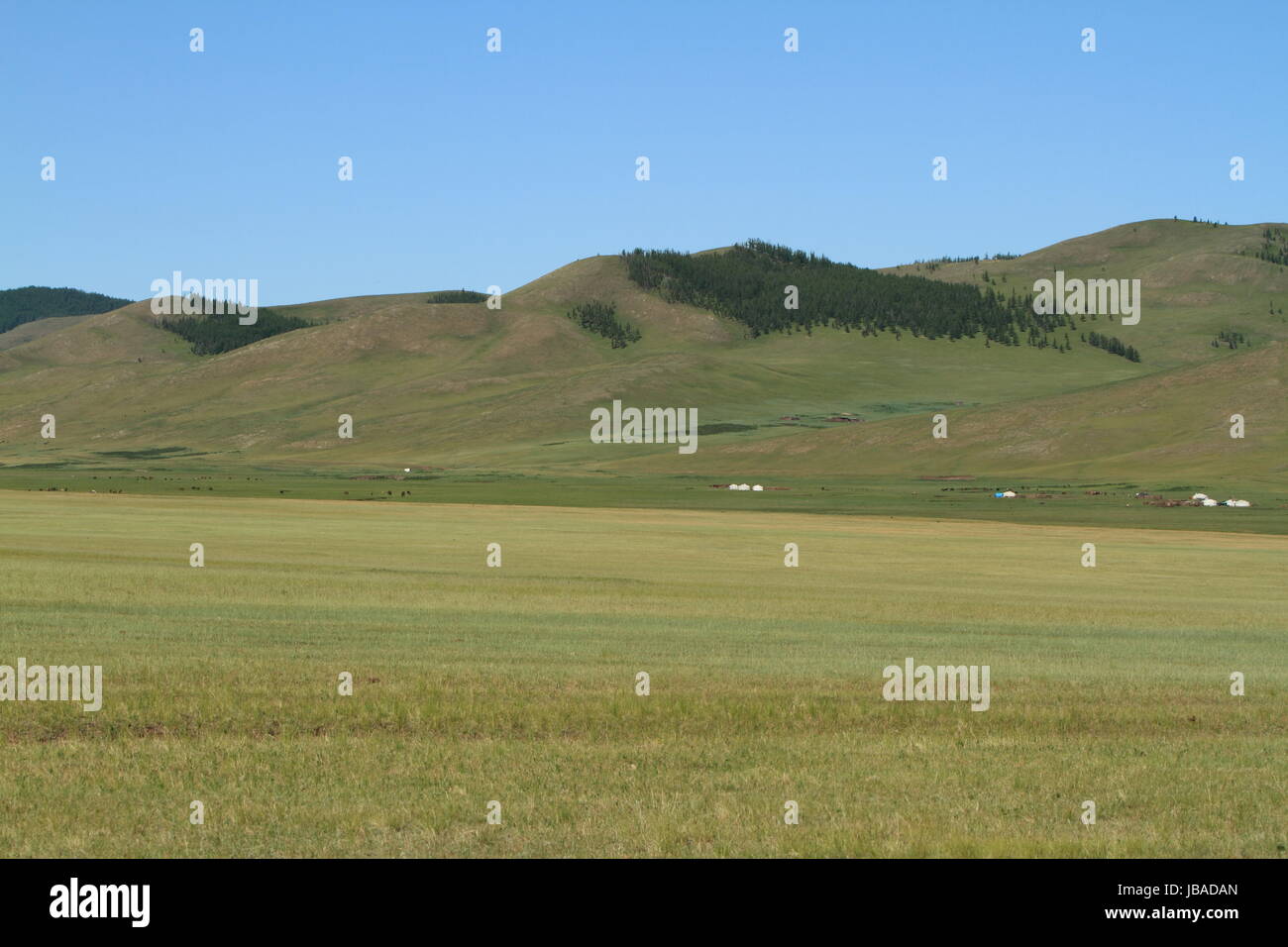 Paysages de Mongolie Banque D'Images