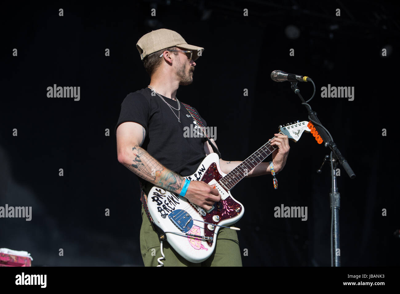 Portugal. L'homme qui se déroule au festival de musique et d'arts Field Trip de 2017, à Toronto, au Canada Banque D'Images