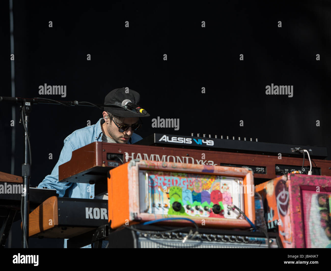 Portugal. L'homme qui se déroule au festival de musique et d'arts Field Trip de 2017, à Toronto, au Canada Banque D'Images