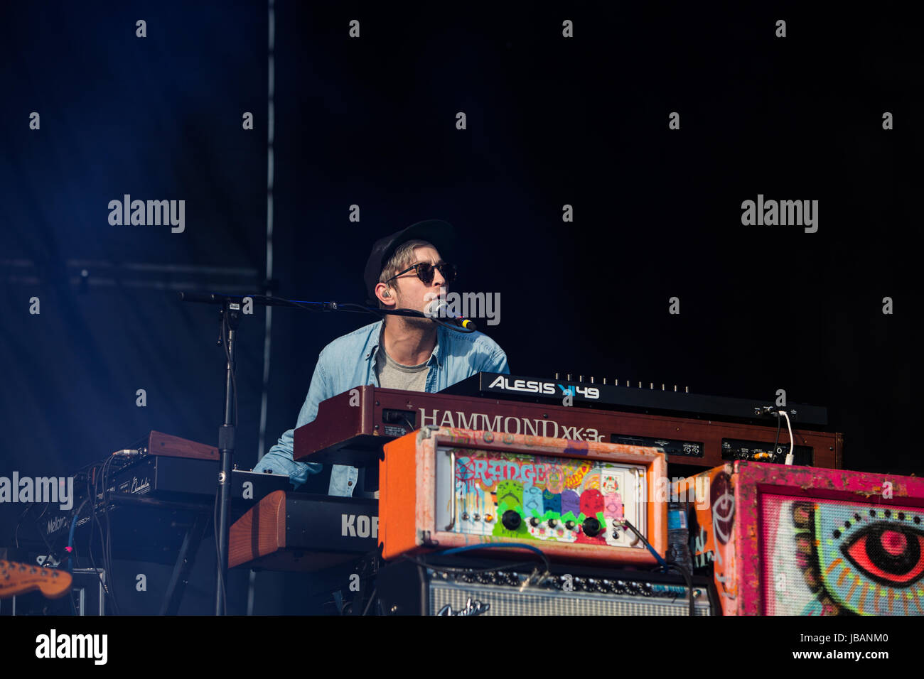 Portugal. L'homme qui se déroule au festival de musique et d'arts Field Trip de 2017, à Toronto, au Canada Banque D'Images