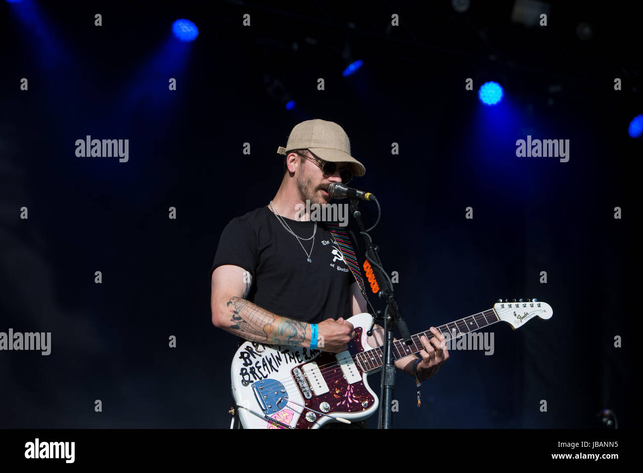 Portugal. L'homme qui se déroule au festival de musique et d'arts Field Trip de 2017, à Toronto, au Canada Banque D'Images