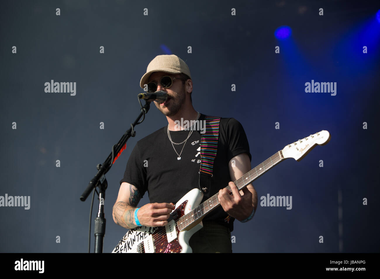 Portugal. L'homme qui se déroule au festival de musique et d'arts Field Trip de 2017, à Toronto, au Canada Banque D'Images