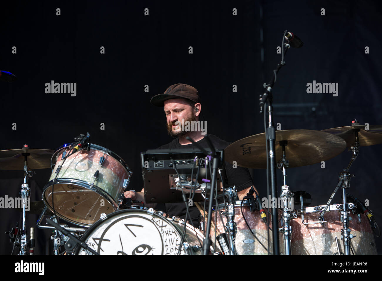 Portugal. L'homme qui se déroule au festival de musique et d'arts Field Trip de 2017, à Toronto, au Canada Banque D'Images