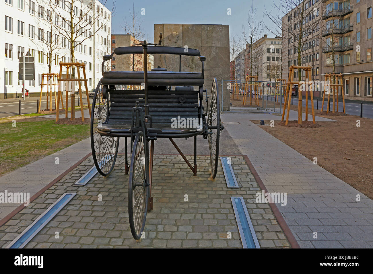 Benz Patent motor car à Mannheim Banque D'Images
